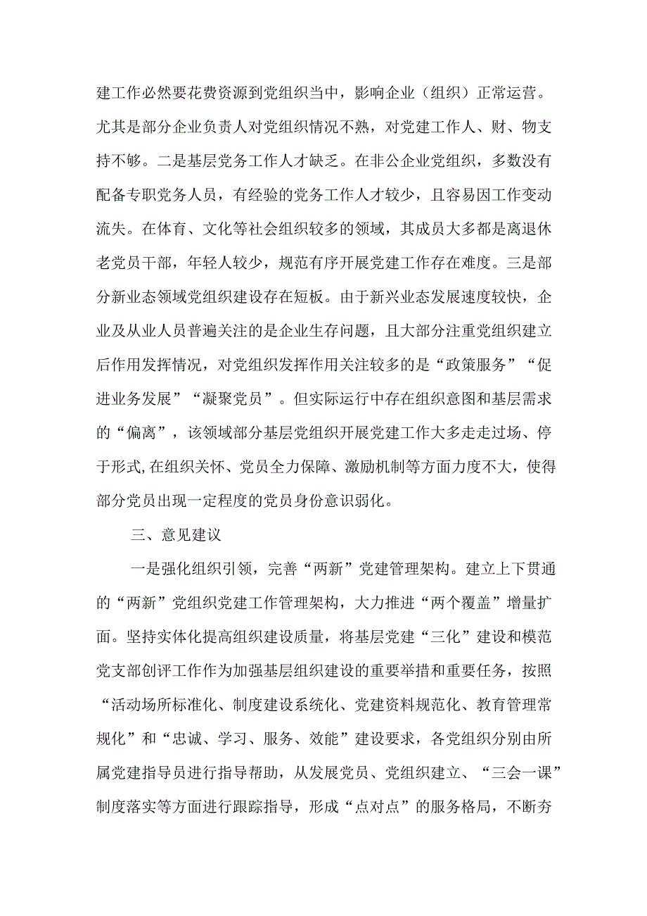 （4篇）2024年“两新”党建工作情况总结报告.docx_第3页