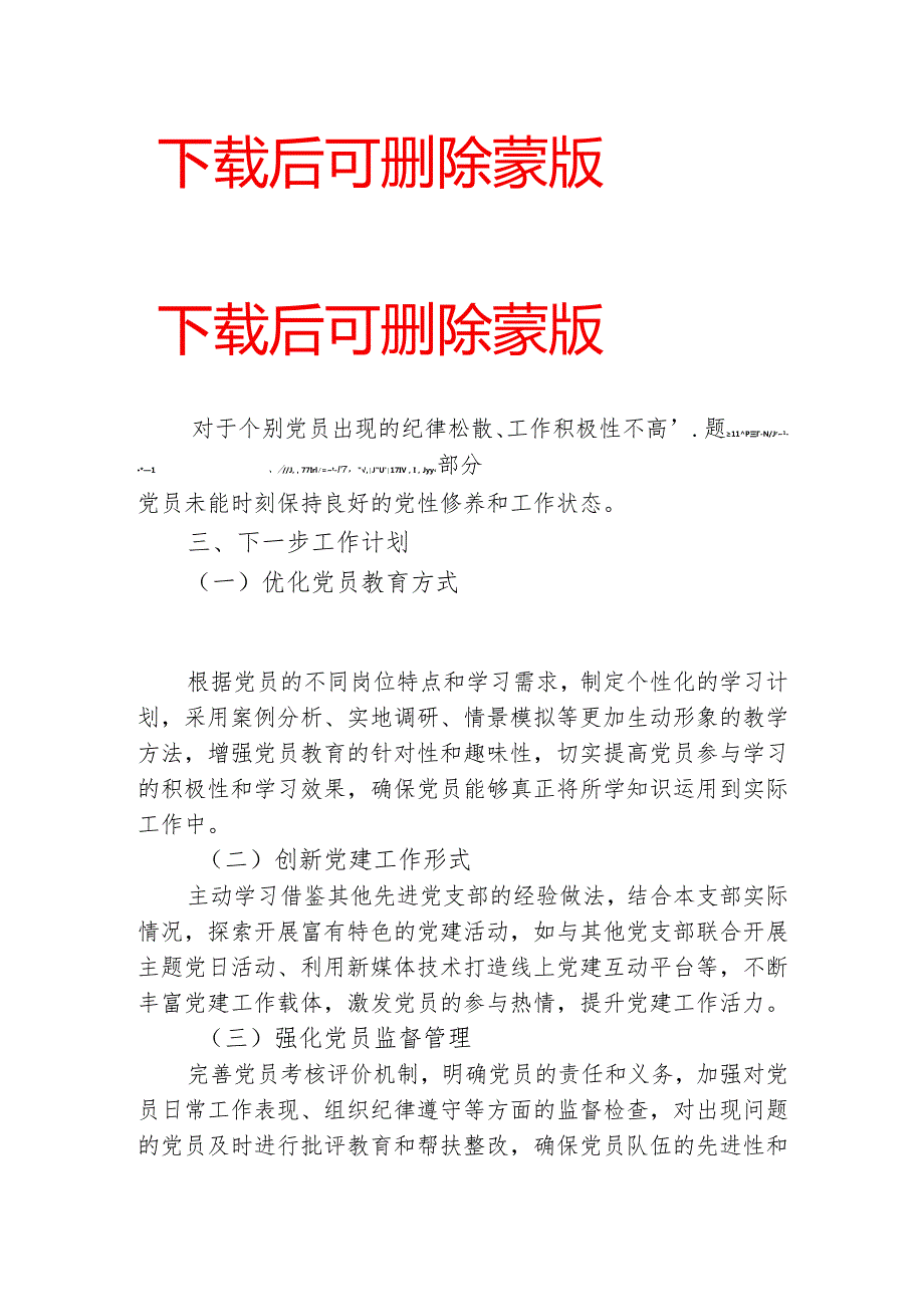 2024党支部书记抓基层党建工作总结报告（详细版）.docx_第3页