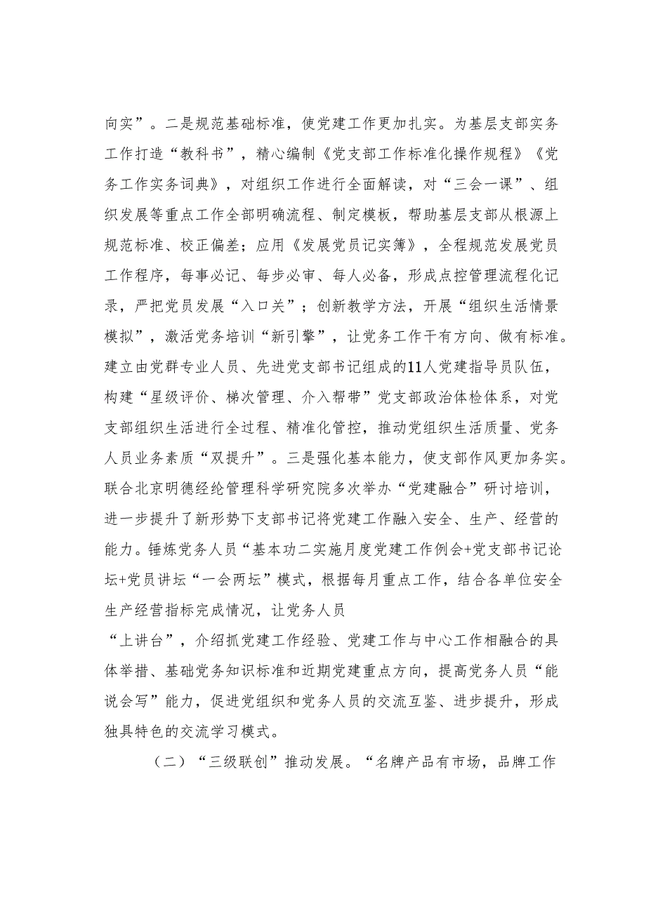 某某能源国企党委2024年抓基层党建工作总结.docx_第2页