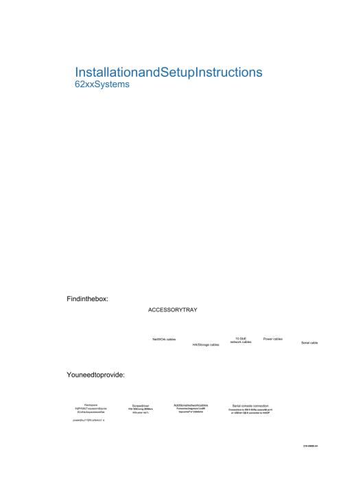 Net 装机维护 InstallationandSetupInstructions62xxSystems.docx