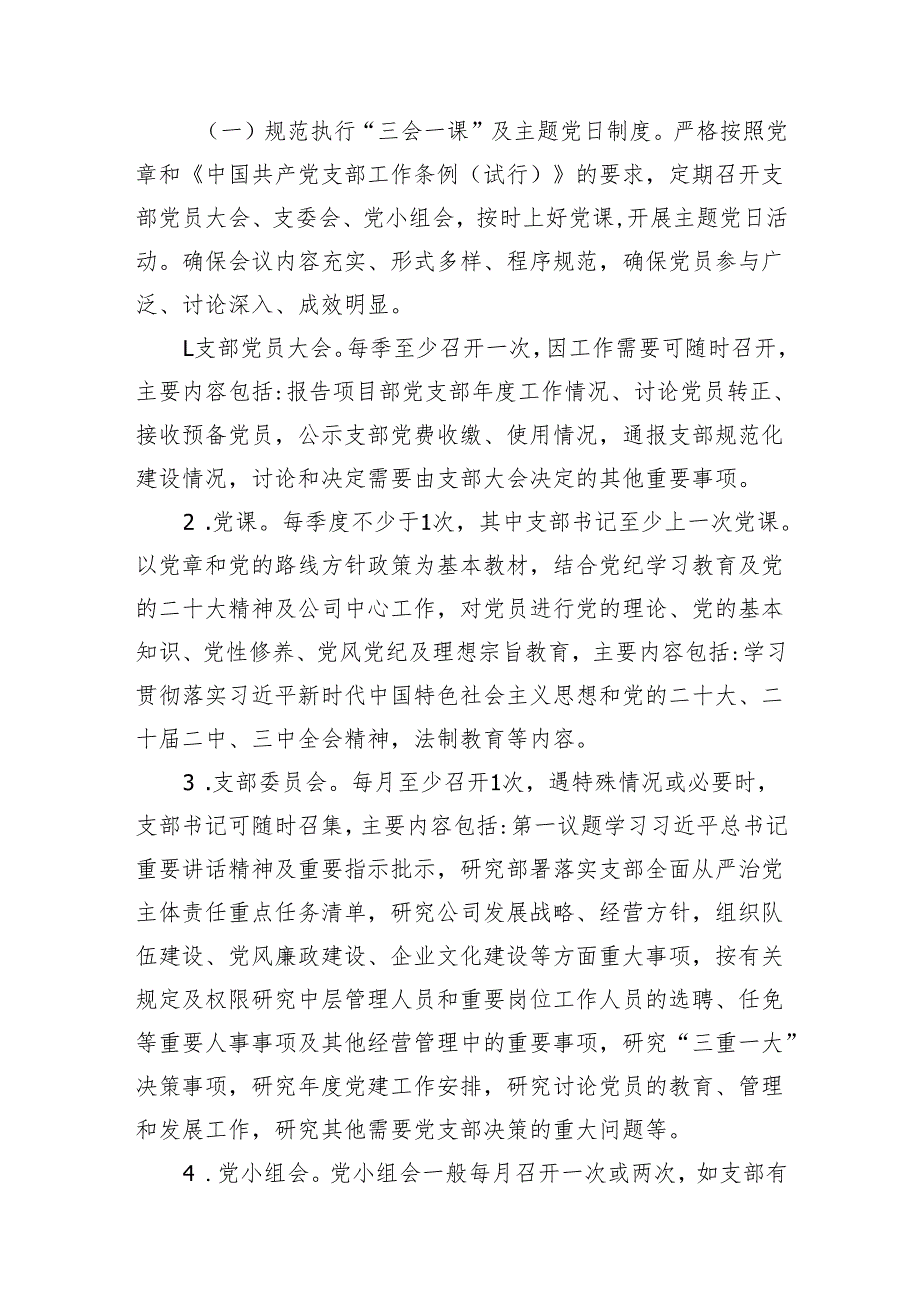 2024年党委党组指导支部开展“三会一课”情况汇报和活动计划.docx_第3页