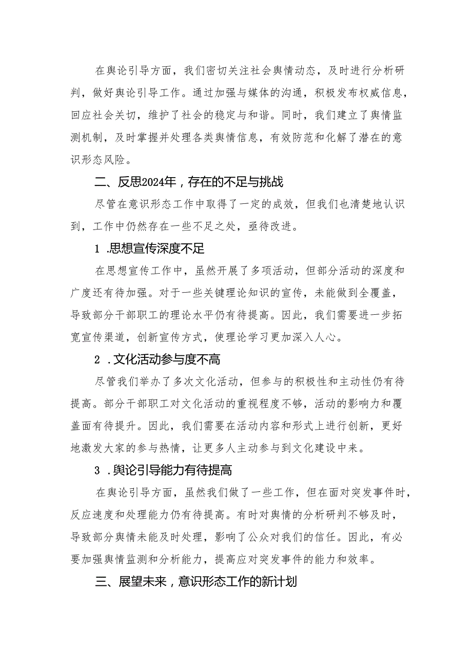 2024年政府办公室主任意识形态工作总结2025.docx_第2页