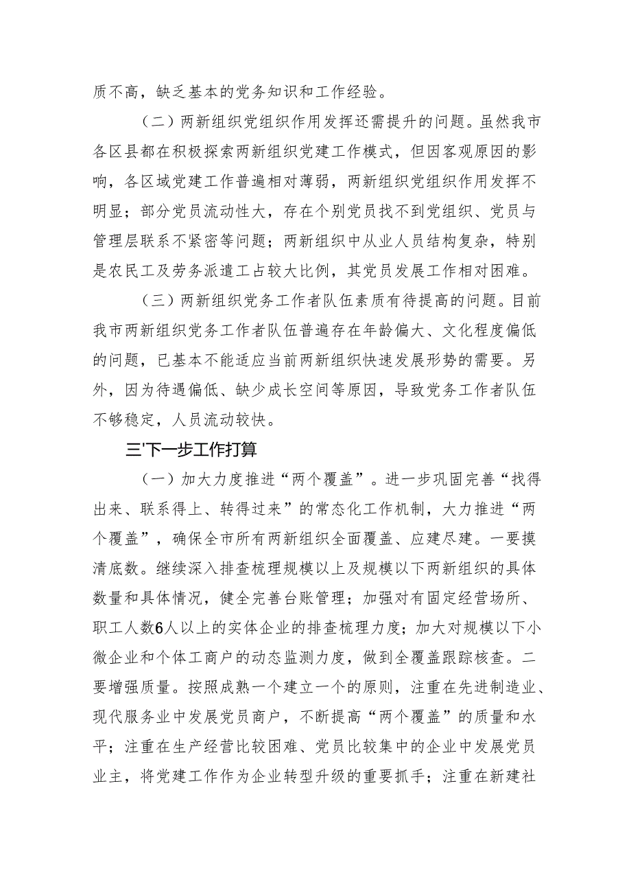 社会工作部2024年两新企业党建工作情况总结及下一步工作计划（3394字）.docx_第3页