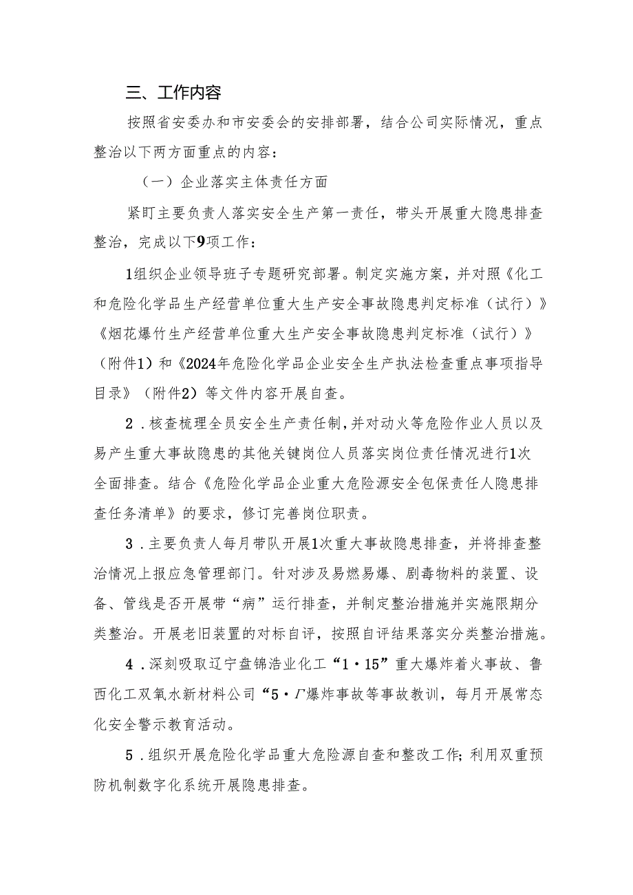 2024开展重大事故隐患专项排查整治行动方案8篇（最新版）.docx_第2页