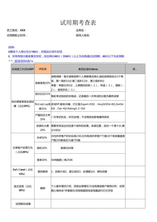 新员工试用期考查表.docx