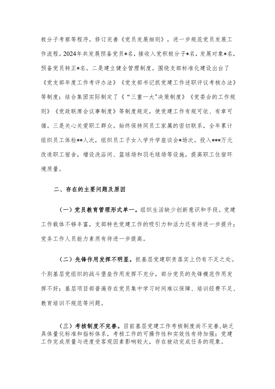 集团公司2024年基层党组织书记抓党建工作述职报告.docx_第3页