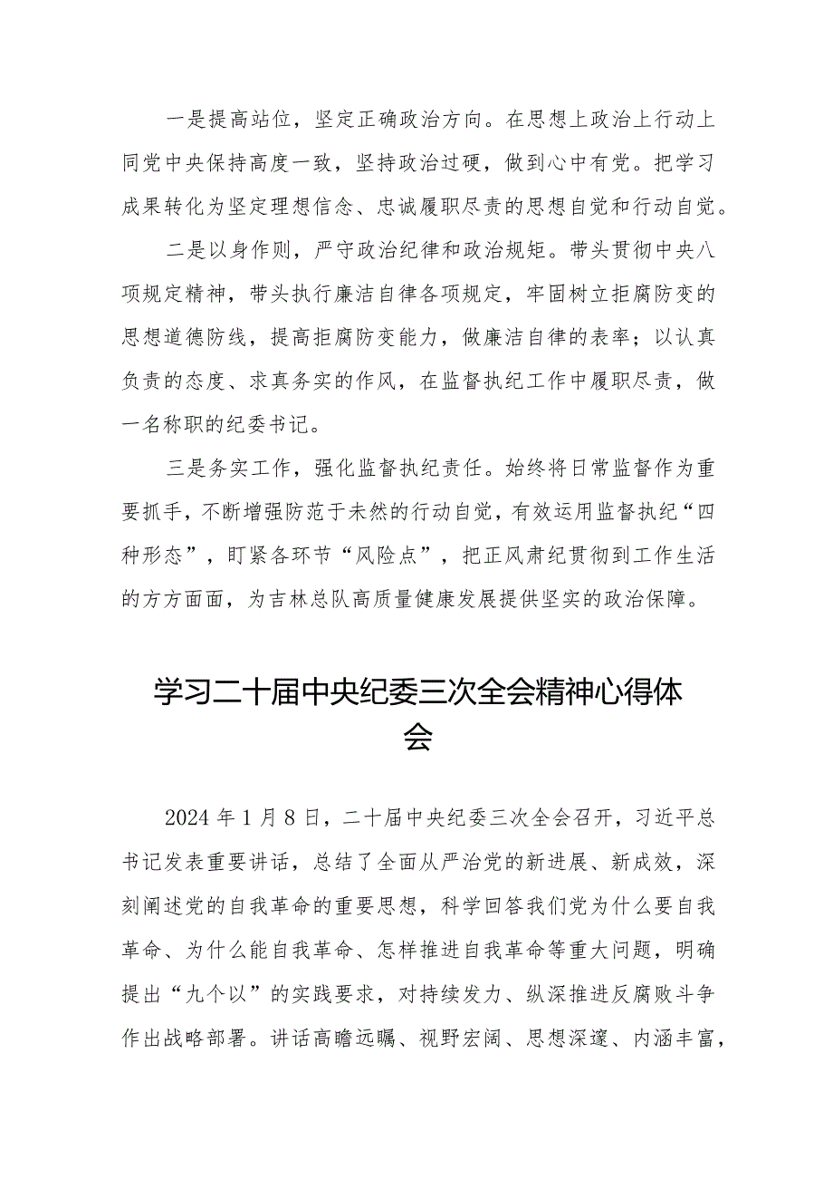 纪检人员学习二十中央纪委三次全会精神心得体会十九篇.docx_第2页