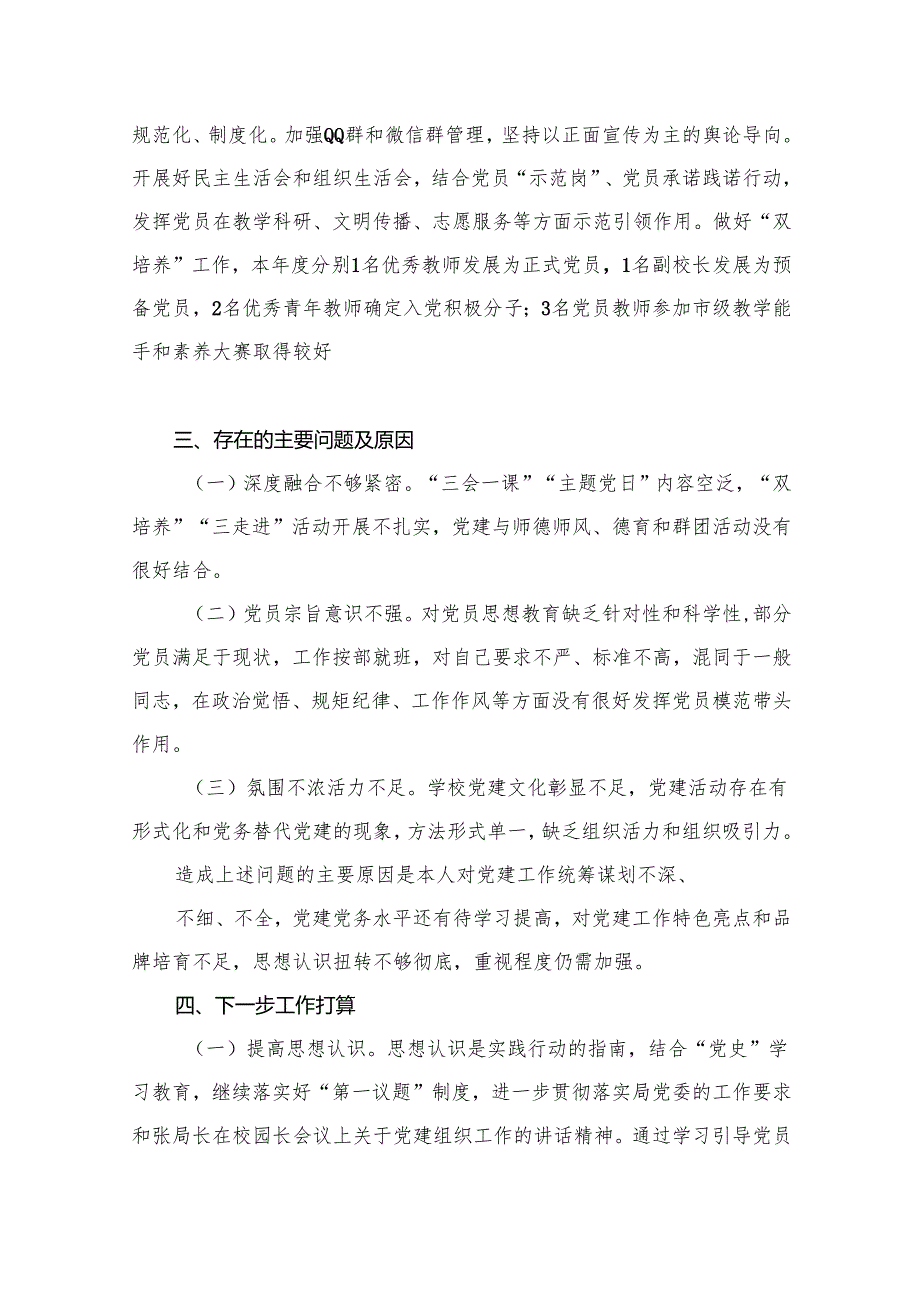 中心学校党总支书记党建述职报告（共16篇）.docx_第3页