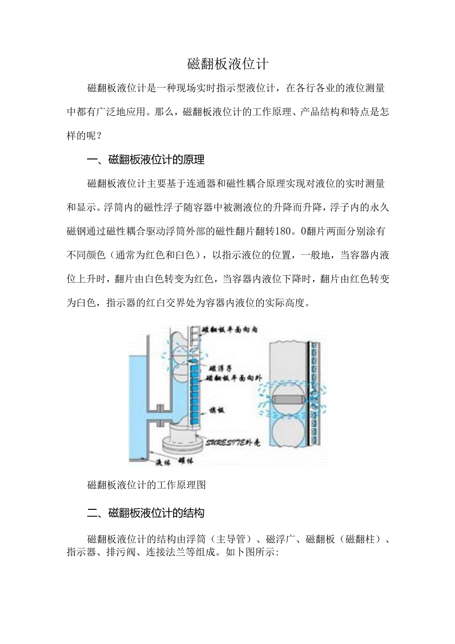磁翻板液位计.docx_第1页
