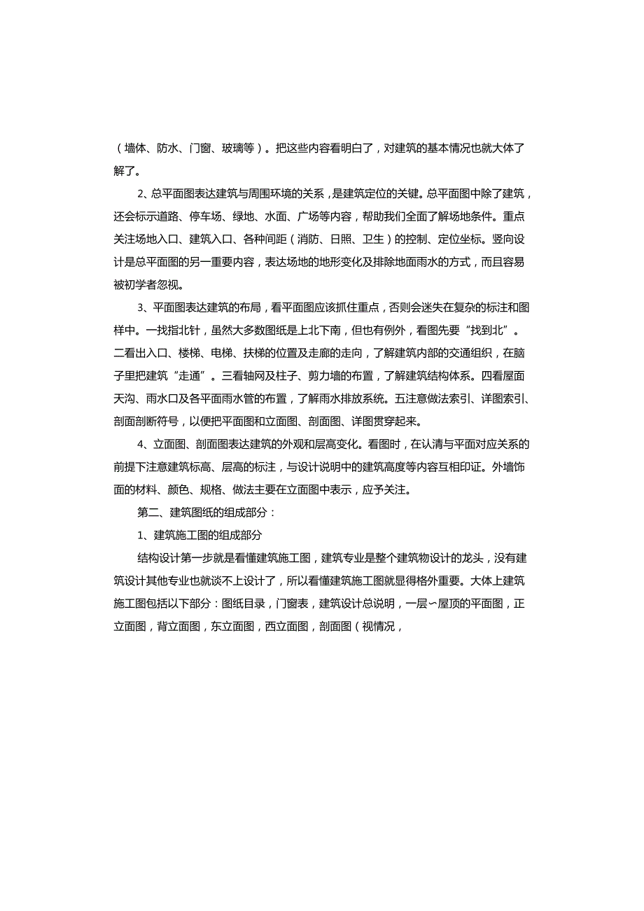 建筑识图实训报告.docx_第2页