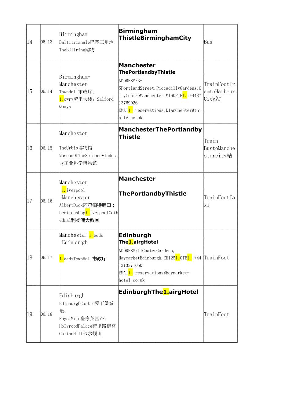 申请英国旅游签行程单.docx_第3页