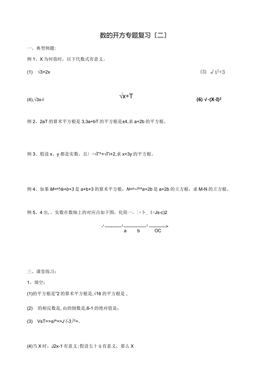 数的开方培优专题复习.docx_第1页