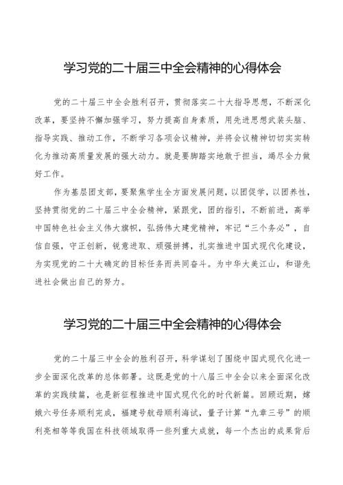 学习领会党的二十三中全会精神心得体会32篇.docx
