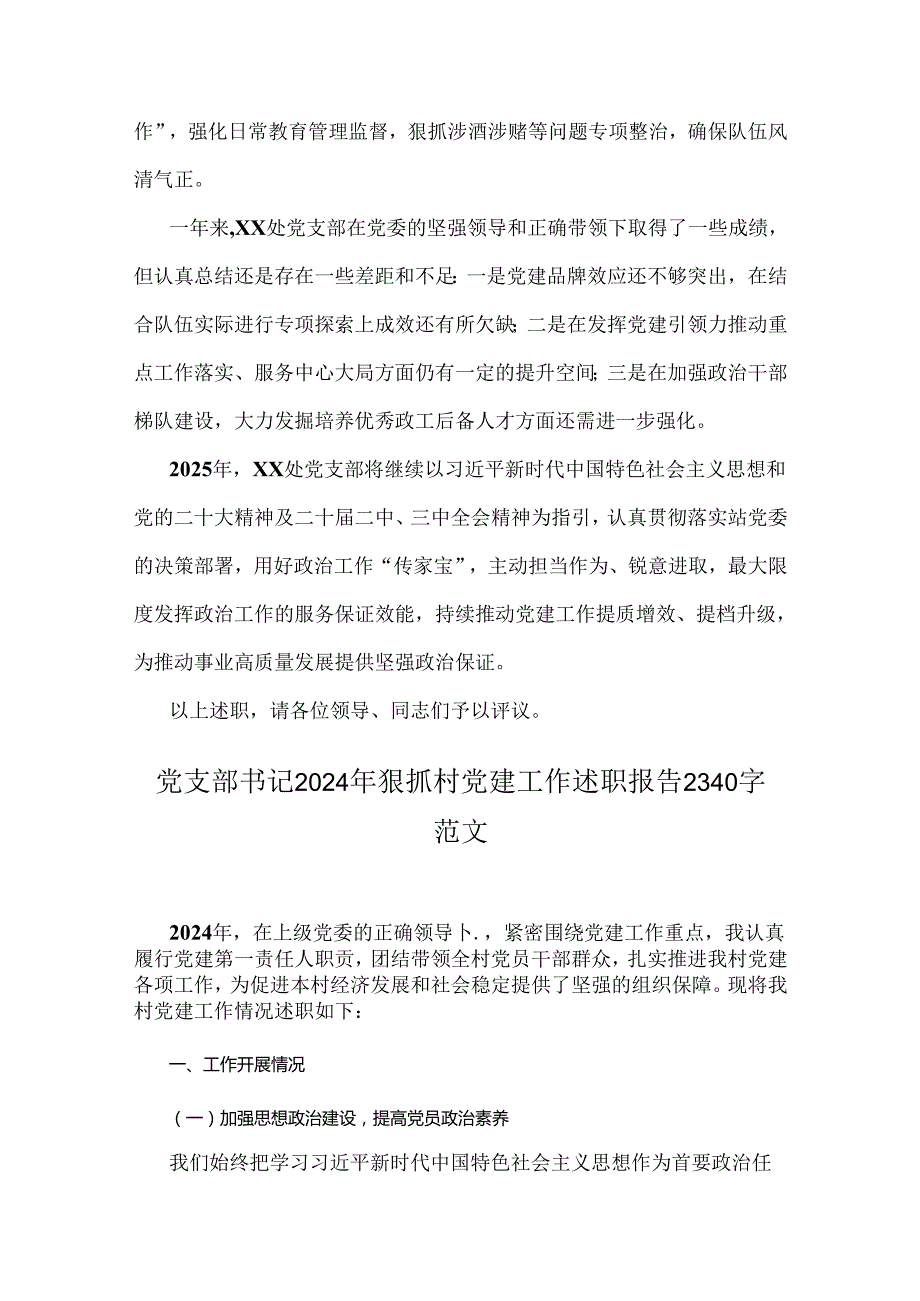 2025年党支部书记抓党建工作述职报告4份.docx_第3页