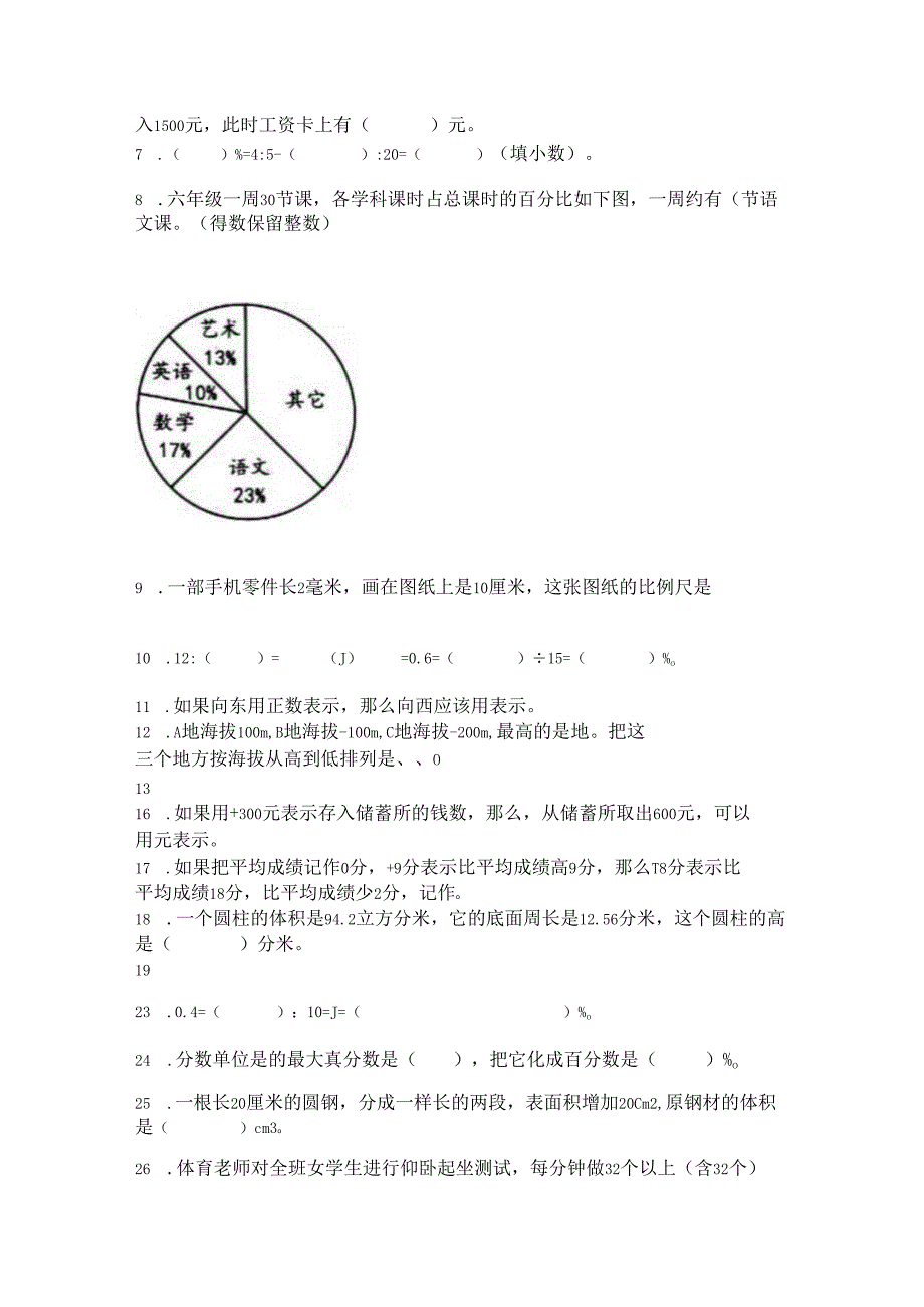 小升初重难点及压轴题200道【优质试题】含培优卷及答案.docx_第2页