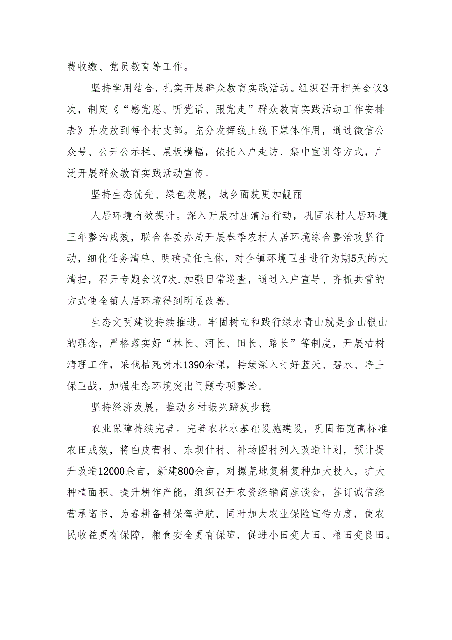XX镇2024年工作总结及2025年工作计划(20241030).docx_第2页