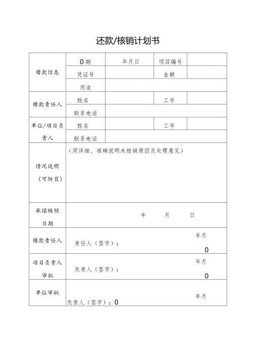 还款核销计划书.docx