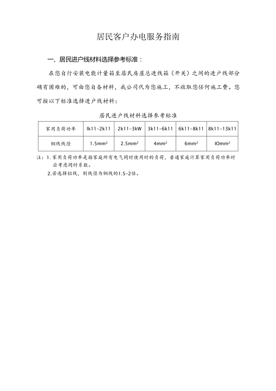 居民生活用电业务办理告知书 - State Grid Corporation of ….docx_第2页