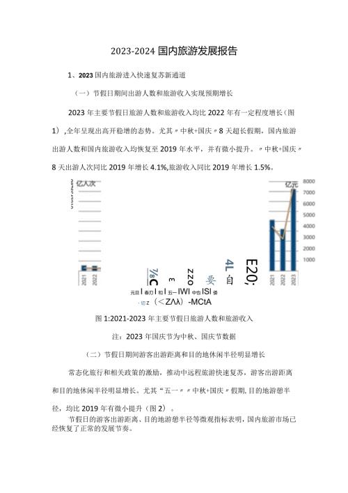 20232024国内旅游发展报告.docx