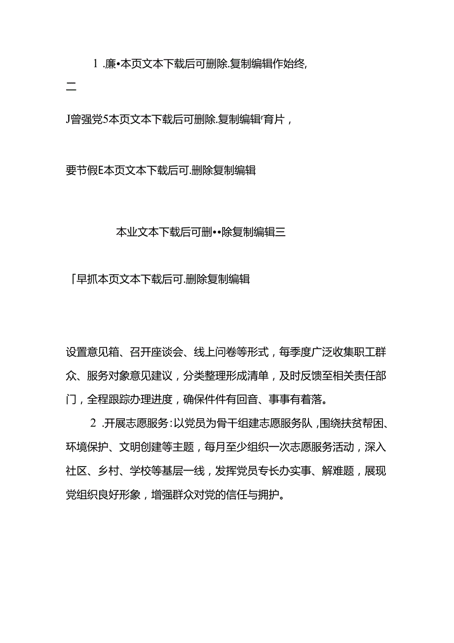 2025年党建工作计划方案（详细版）.docx_第3页