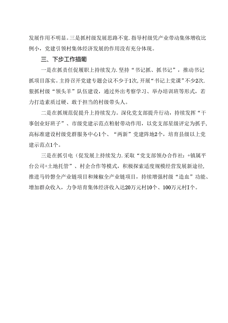 镇党委书记2024抓基层党建工作述职报告十篇（精选）.docx_第3页