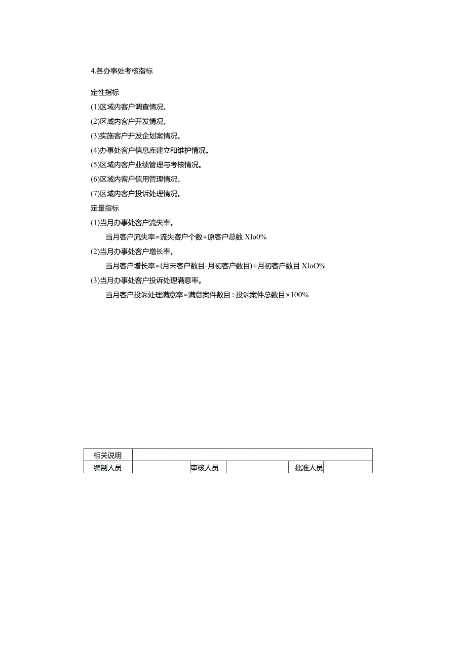 营销类考核客户管理考核和考核指标.docx_第2页