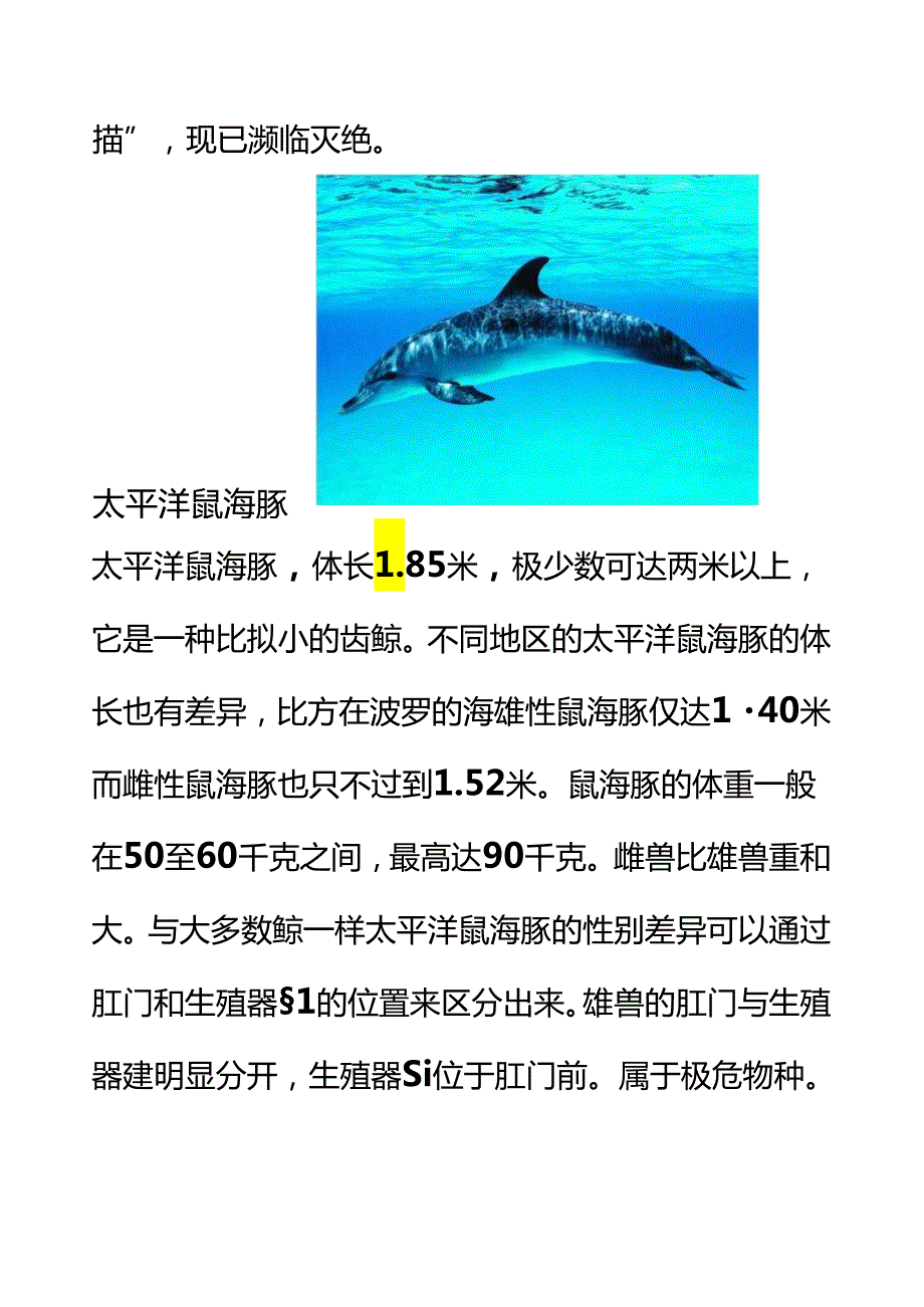 研究性学习报告濒危海洋动物.docx_第2页