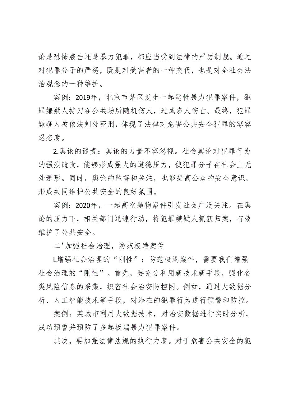 3篇 20242025年严惩危害公共安全犯罪心得体会.docx_第3页
