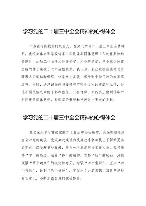 学习党的二十三中全会心得感悟38篇.docx