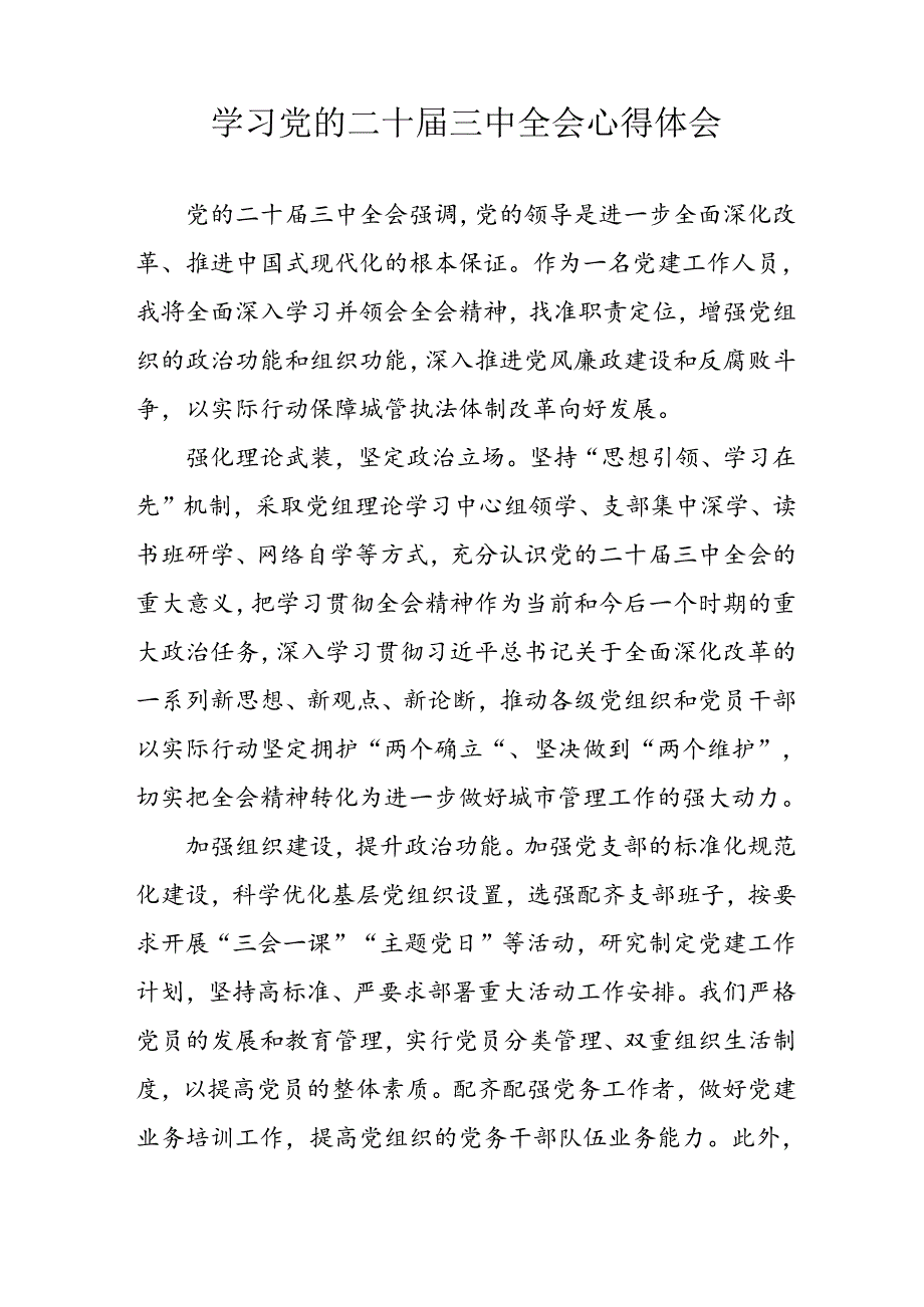 2024年学习学习党的二十三中全会个人心得感悟 （合计13份）.docx_第2页