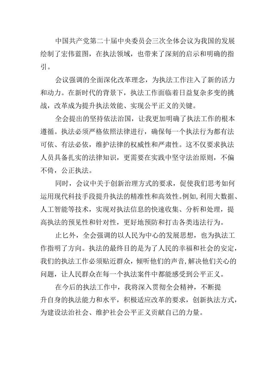 （11篇）经济侦查大队大队长学习二十三中全会精神研讨发言范文.docx_第2页
