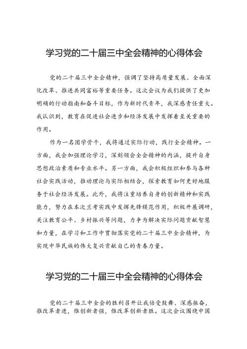 关于二十三中全会精神学习体会范文四十四篇.docx