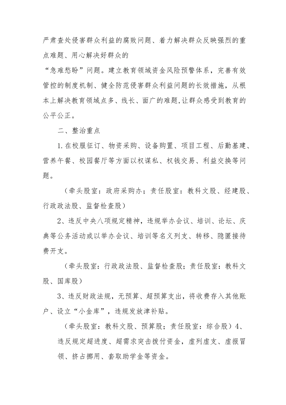 民营企业2024年开展《群众身边不正之风和腐败》问题集中整治专项实施方案.docx_第2页