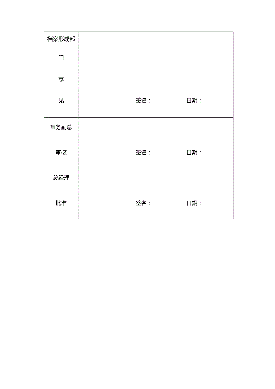 房地产开发有限公司行政部档案销毁申请表.docx_第2页