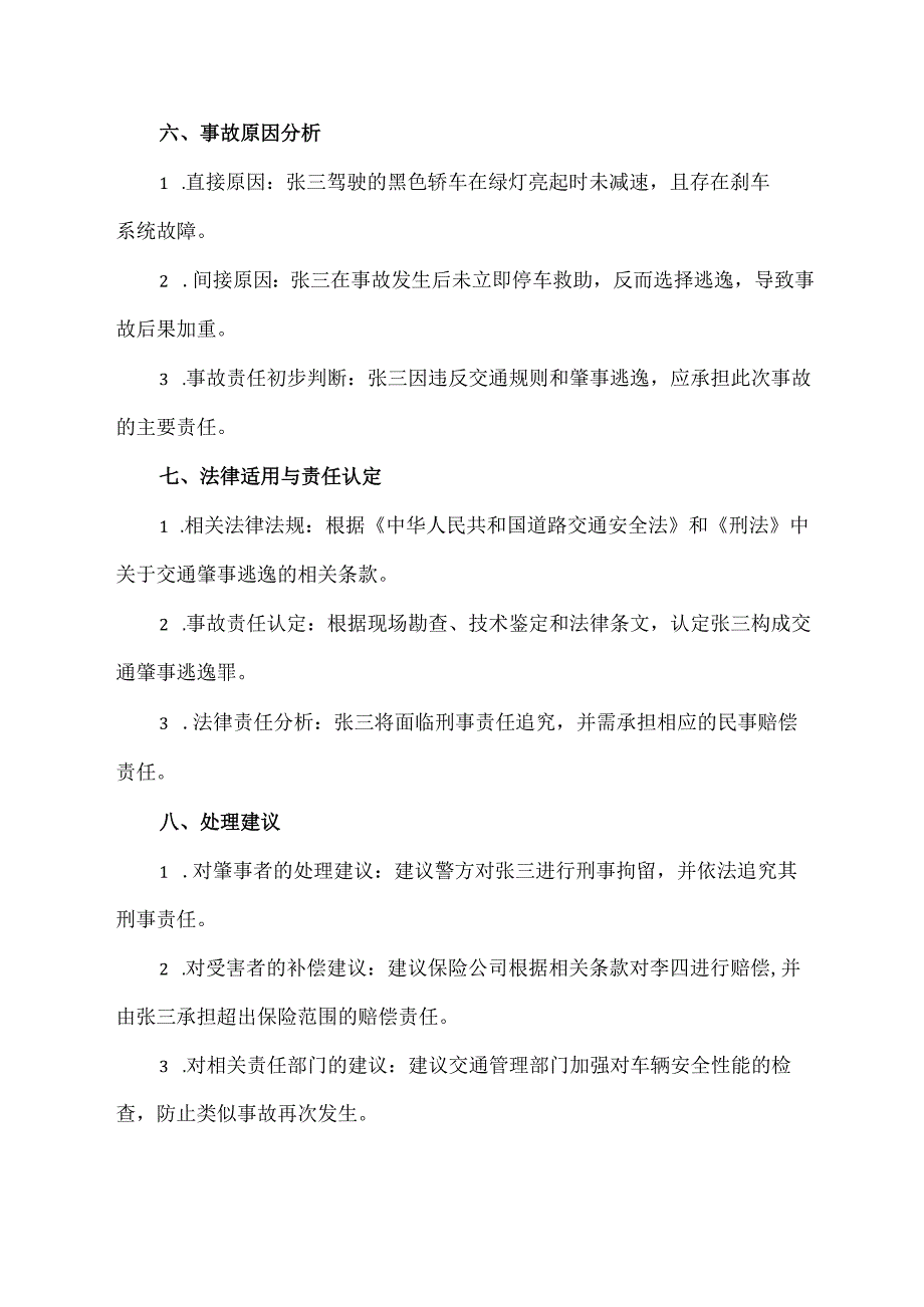 交通肇事逃逸事故调查报告.docx_第3页