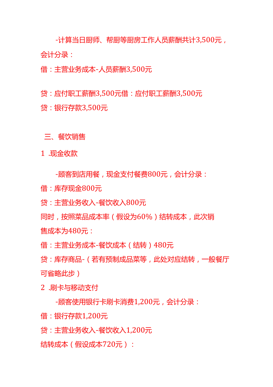 做账实操餐饮业的会计处理实例.docx_第3页