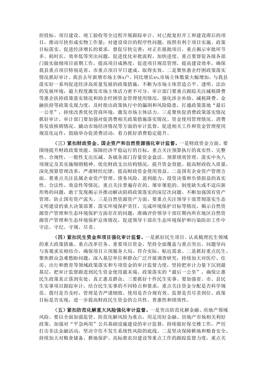 在全县审计工作会议上的讲话.docx_第2页