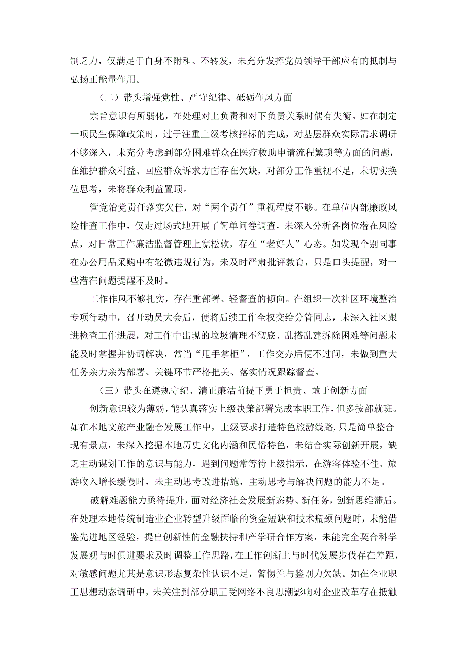 2025“四个带头”对照检查材料.docx_第3页