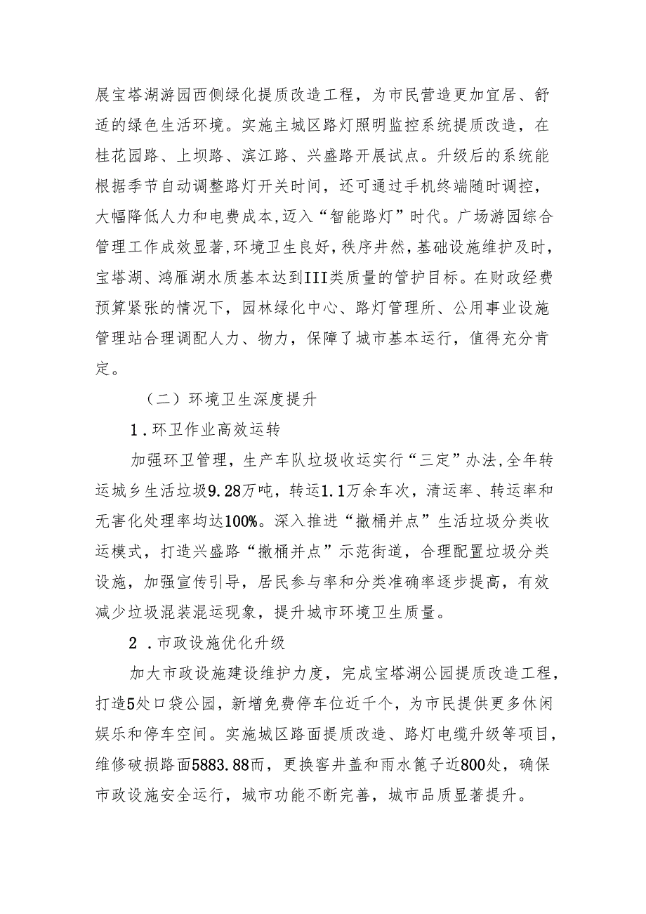 城市管理和综合执法局2024年度项目支出绩效自评报告.docx_第3页