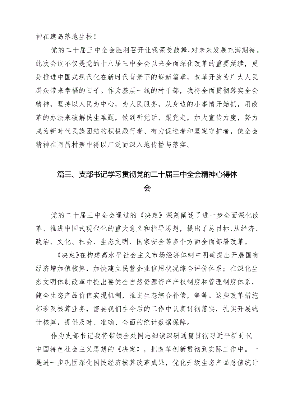 （11篇）2024年学习贯彻党的二十三中全会精神的研讨心得（详细版）.docx_第3页