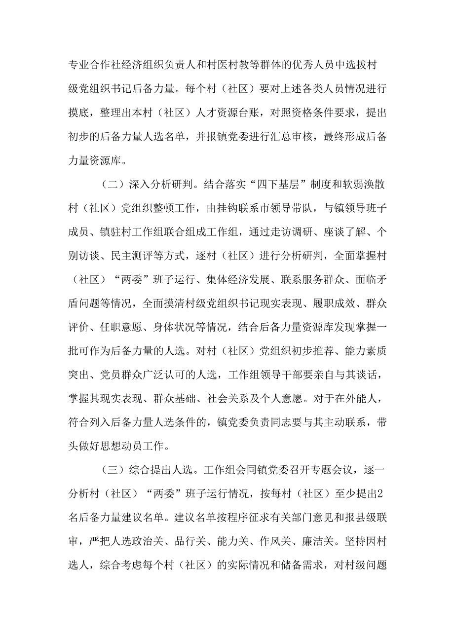 深入实施村级党组织书记后备力量培育储备三年行动工作实施方案.docx_第3页