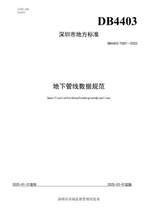 《地下管线数据规范》.docx