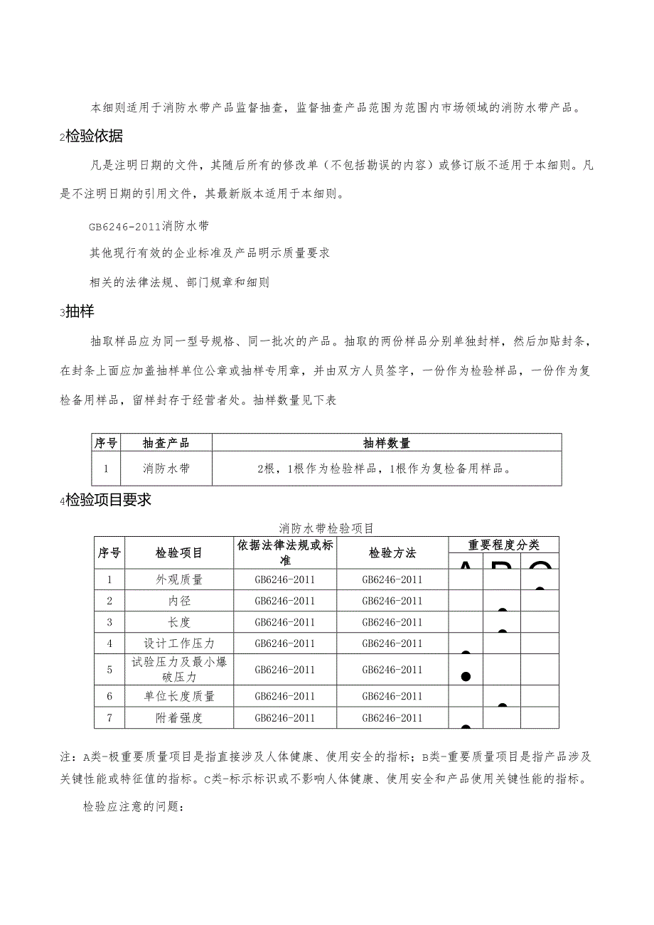 消防水带产品省级监督抽查实施细则.docx_第2页