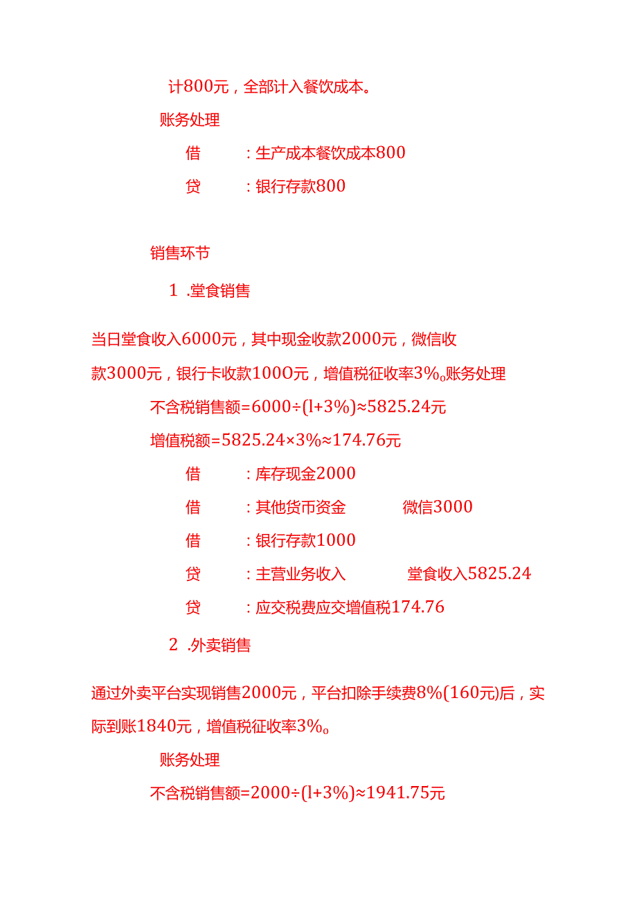 做账实操农庄餐饮行业的会计账务处理示例.docx_第3页