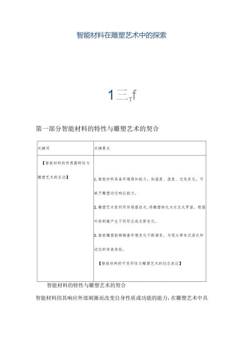 智能材料在雕塑艺术中的探索.docx
