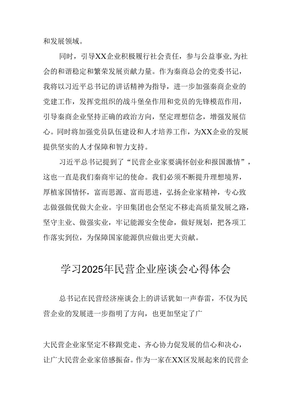 2025年私营企业学习《民营企业座谈会》个人心得体会 汇编10份.docx_第3页