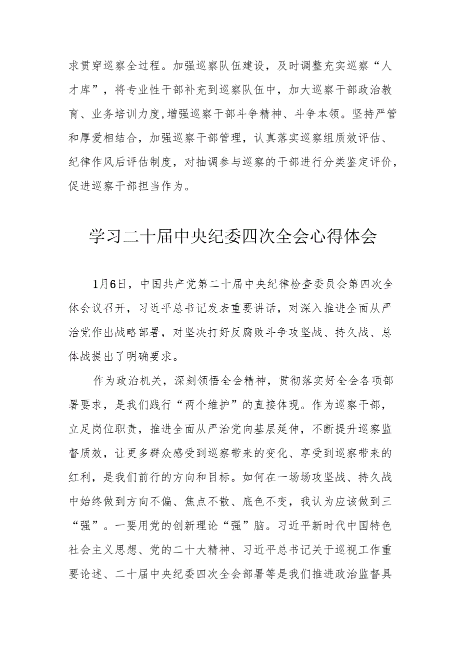 学习二十中央纪委四次全会心得体会 （合计18份）.docx_第3页