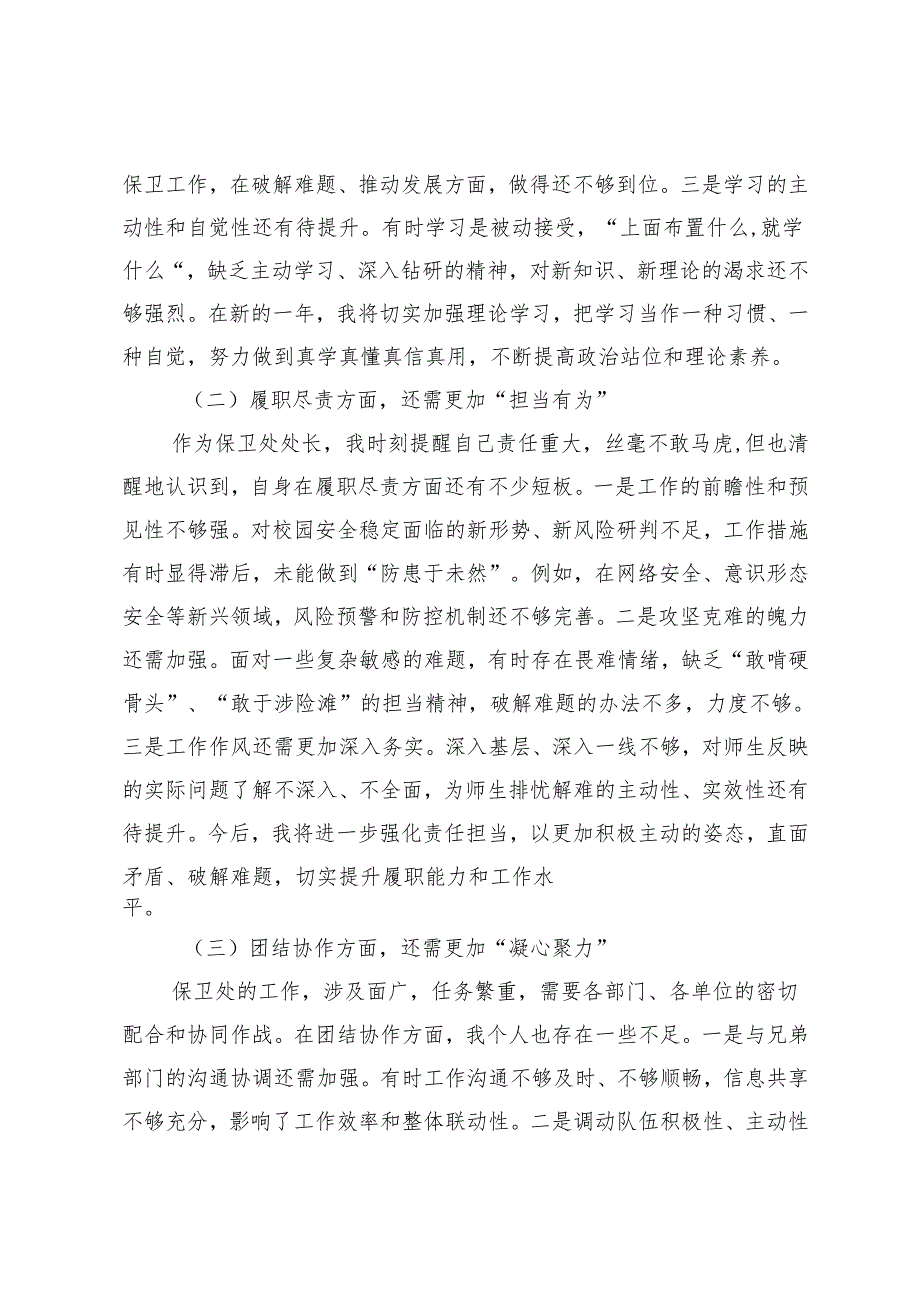 在2025年民主生活会上的发言稿.docx_第2页