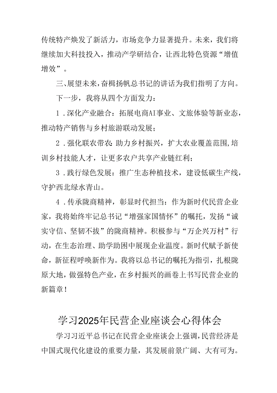民营企业2025年学习《民营企业座谈会》个人心得体会 汇编6份.docx_第3页