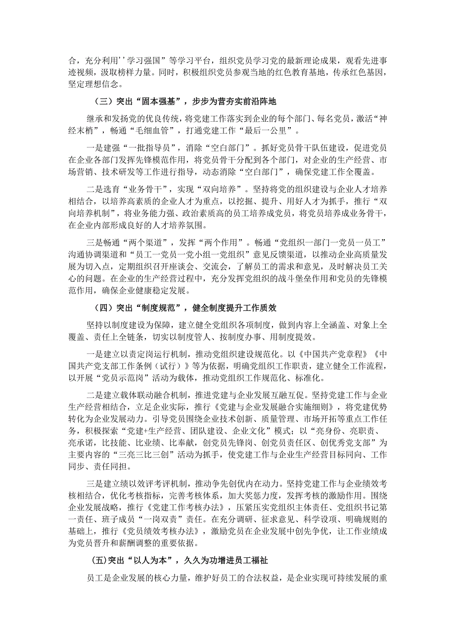 两新领域非公有制经济党组织书记抓党建述职报告.docx_第2页